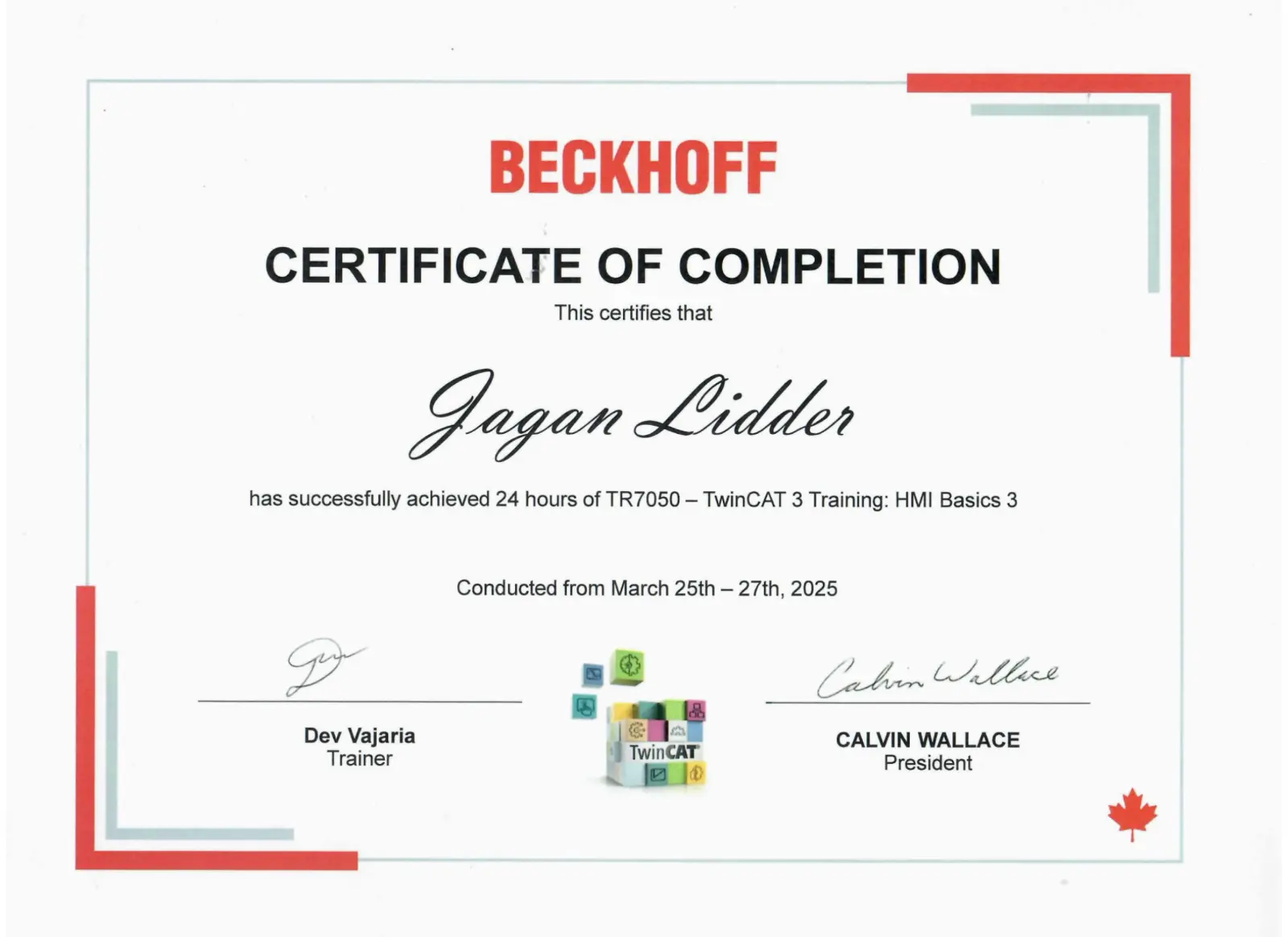 Beckhoff TR7050 Cover Photo